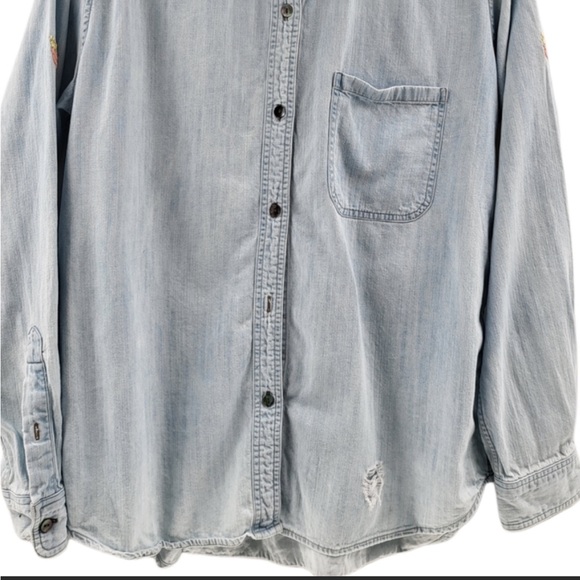 Rails chambray Jean shirt shacket size small - Picture 4 of 7